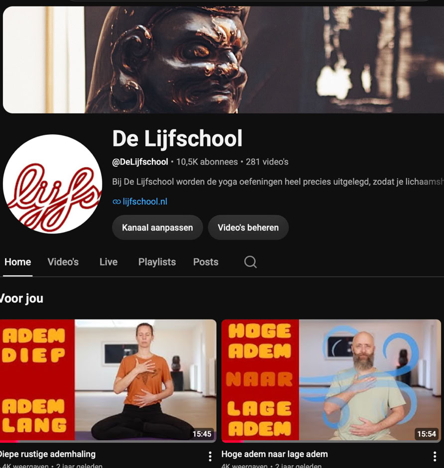 De Lijfschool ook op youtube